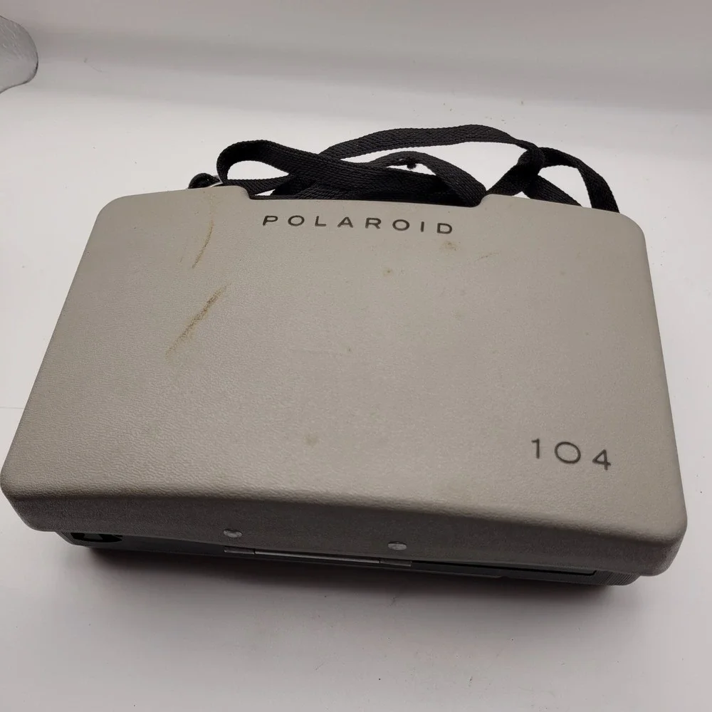 Vintage Polaroid Automatic 104 Land Camera with Original Box and Cover TD504740
